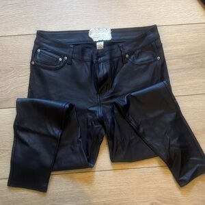 Altar’d State Black Faux Leather Pants